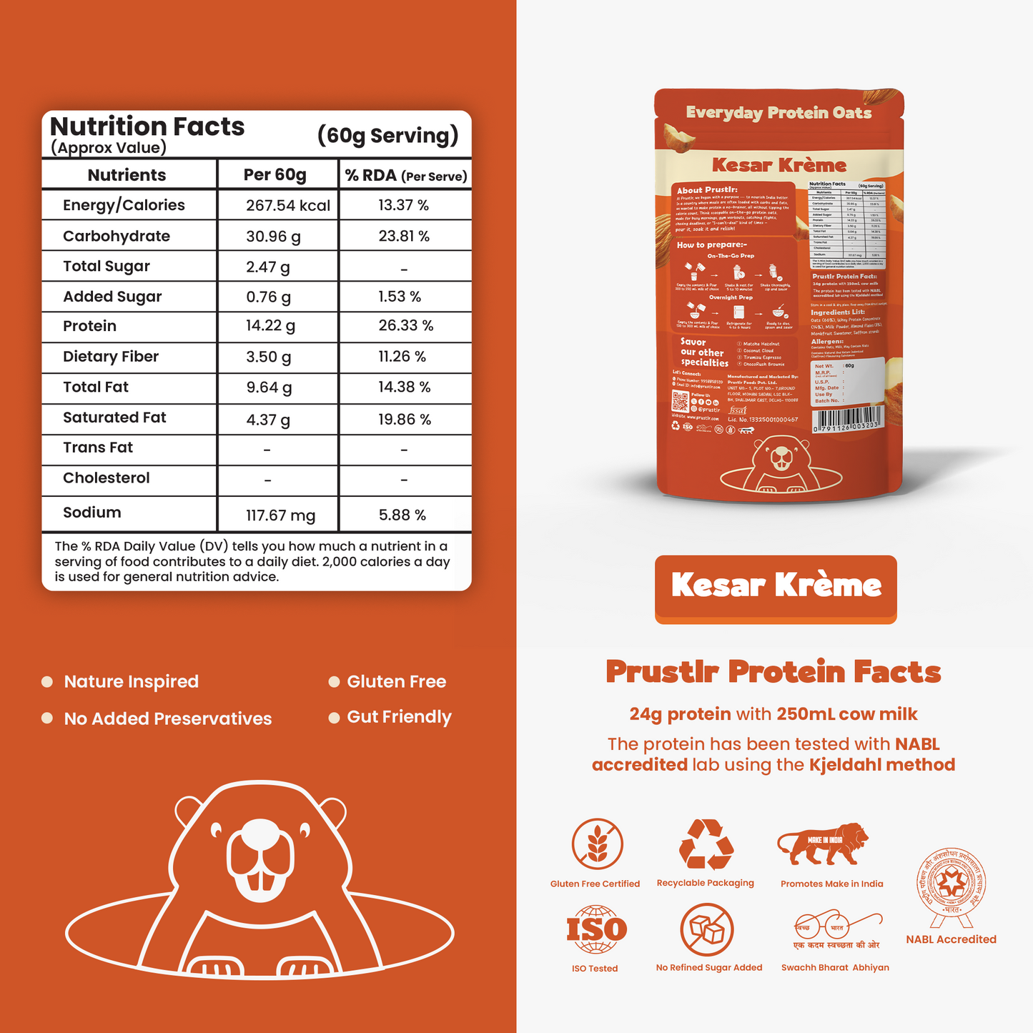 Kesar Krème – Everyday Protein Oats