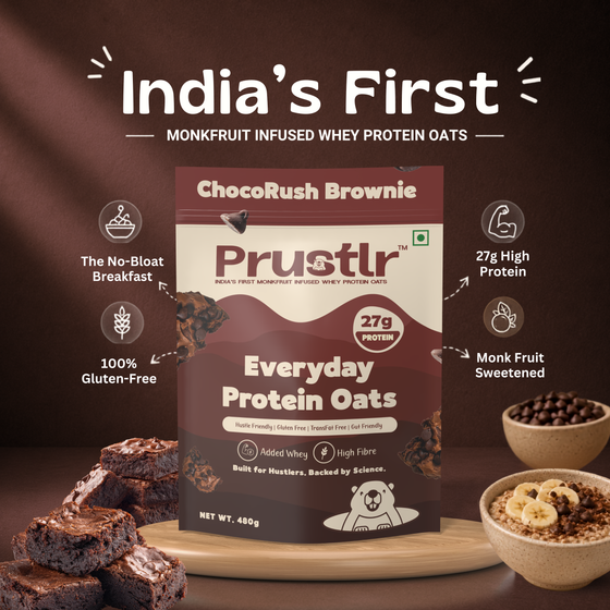 ChocoRush Brownie – Everyday Protein Oats - 480 g Secondary image