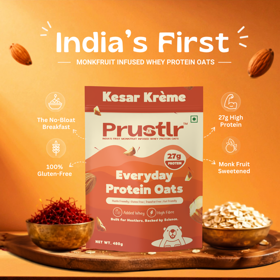 Kesar Krème – Everyday Protein Oats - 480 g Secondary image
