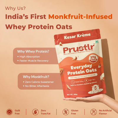 Kesar Krème – Everyday Protein Oats - 480 g Secondary image