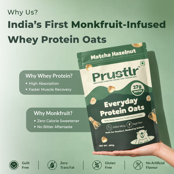 Matcha Hazelnut – Everyday Protein Oats - 480 g Secondary image