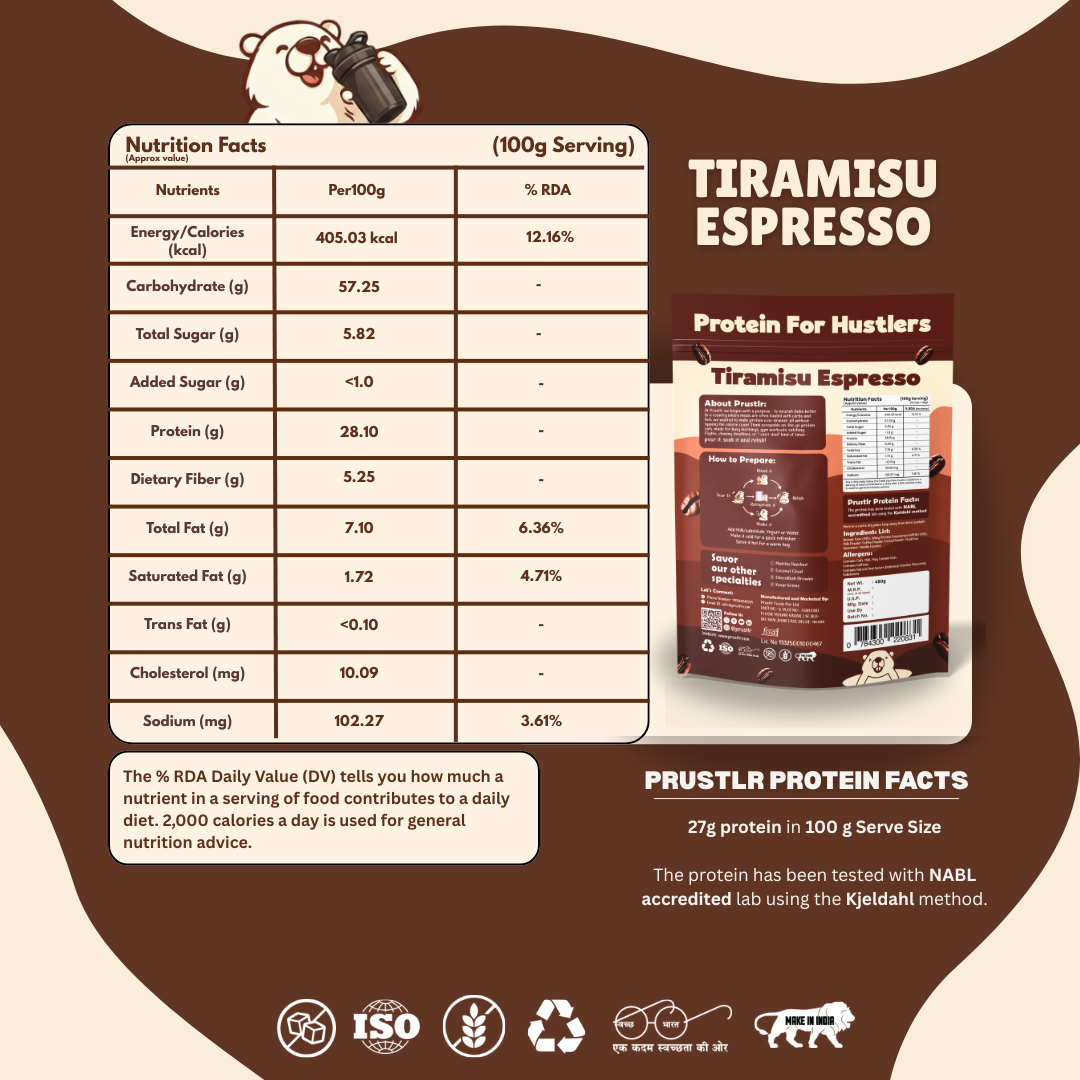 Tiramisu Espresso – Everyday Protein Oats - 480g