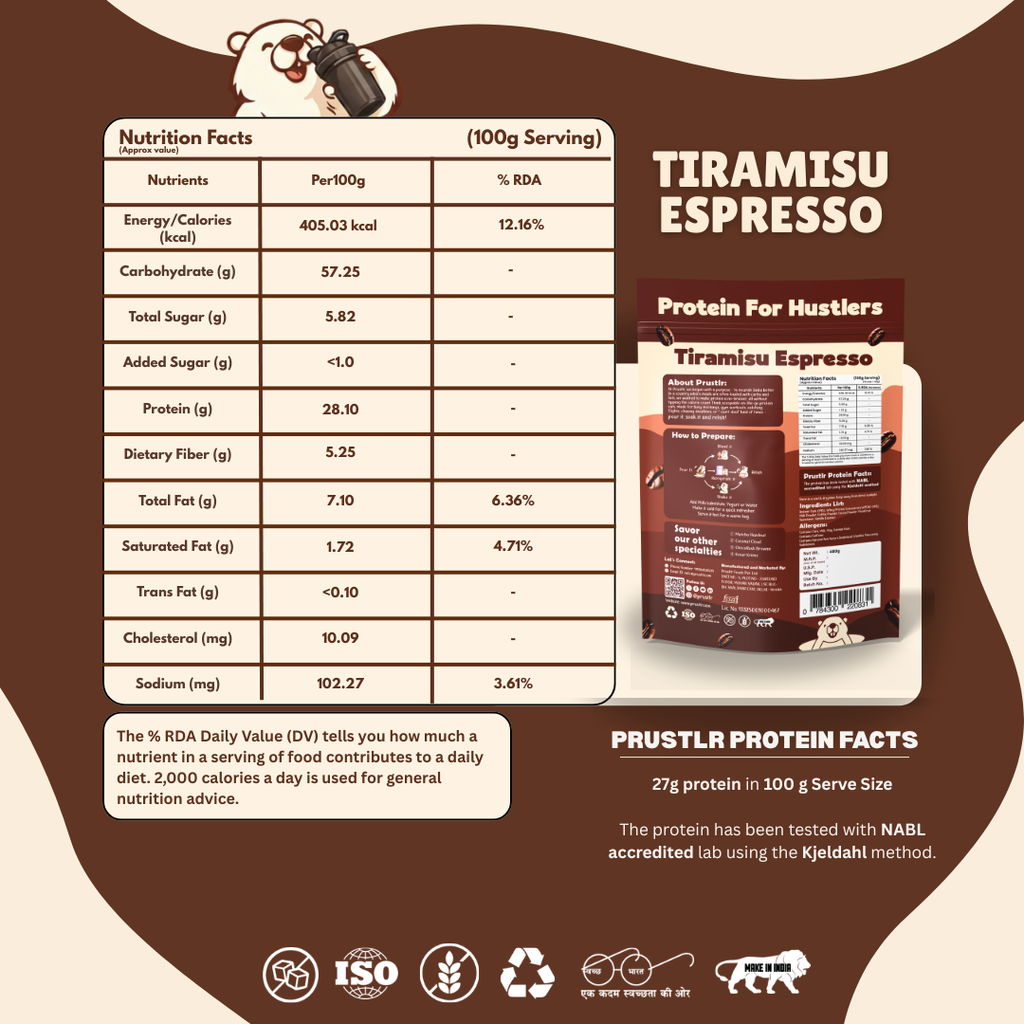 Tiramisu Espresso – Everyday Protein Oats - 480g