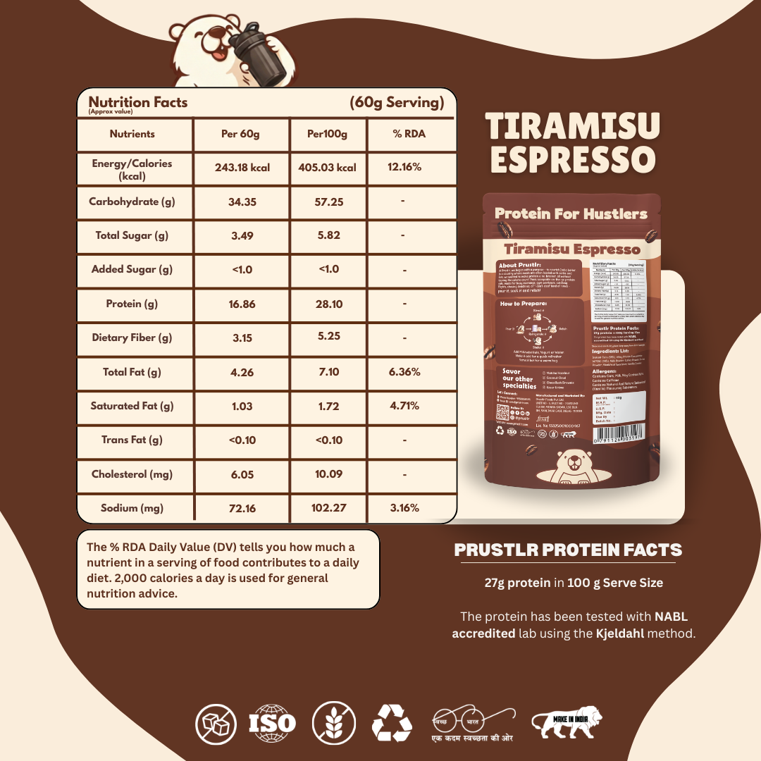 Tiramisu Espresso – Everyday Protein Oats
