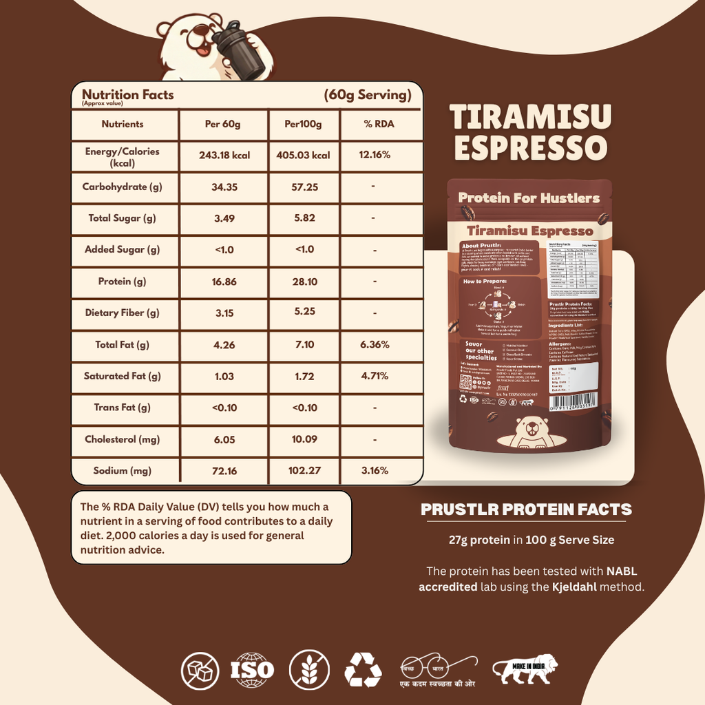 Tiramisu Espresso – Everyday Protein Oats