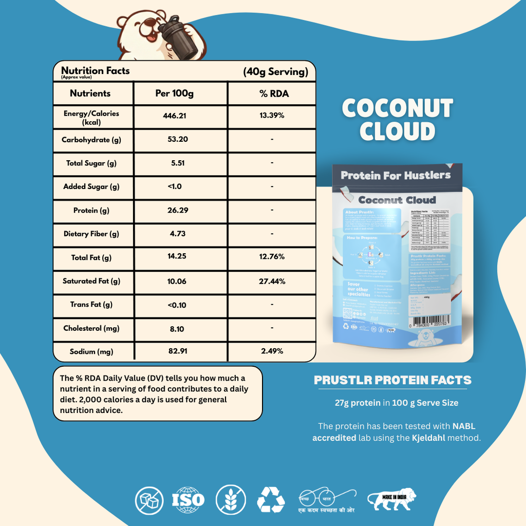 Coconut Cloud – Everyday Protein Oats - 480g