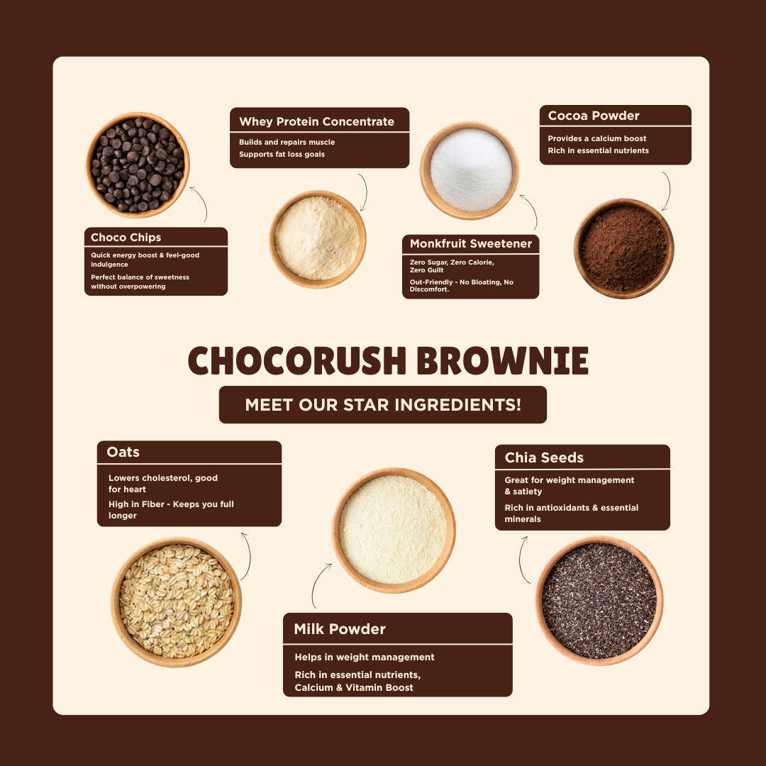 ChocoRush Brownie – Everyday Protein Oats