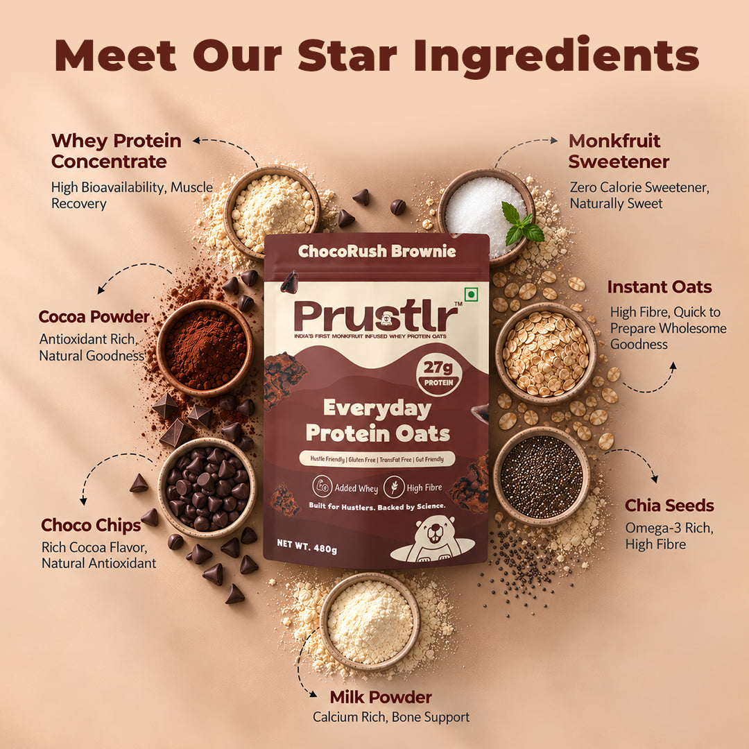 ChocoRush Brownie – Everyday Protein Oats - 480 g