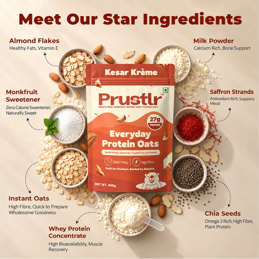 Kesar Krème – Everyday Protein Oats - 480 g