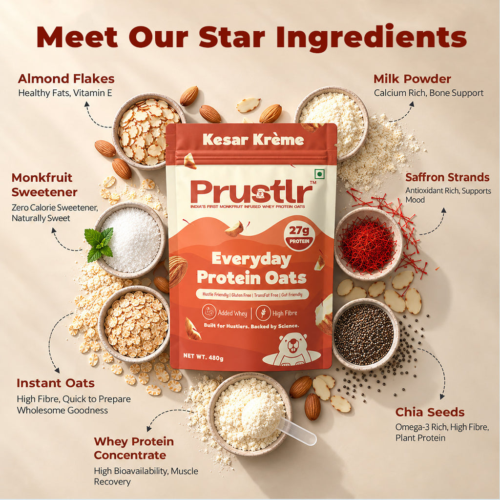 Kesar Krème – Everyday Protein Oats - 480 g