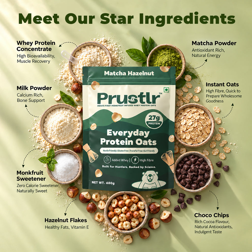 Matcha Hazelnut – Everyday Protein Oats - 480 g