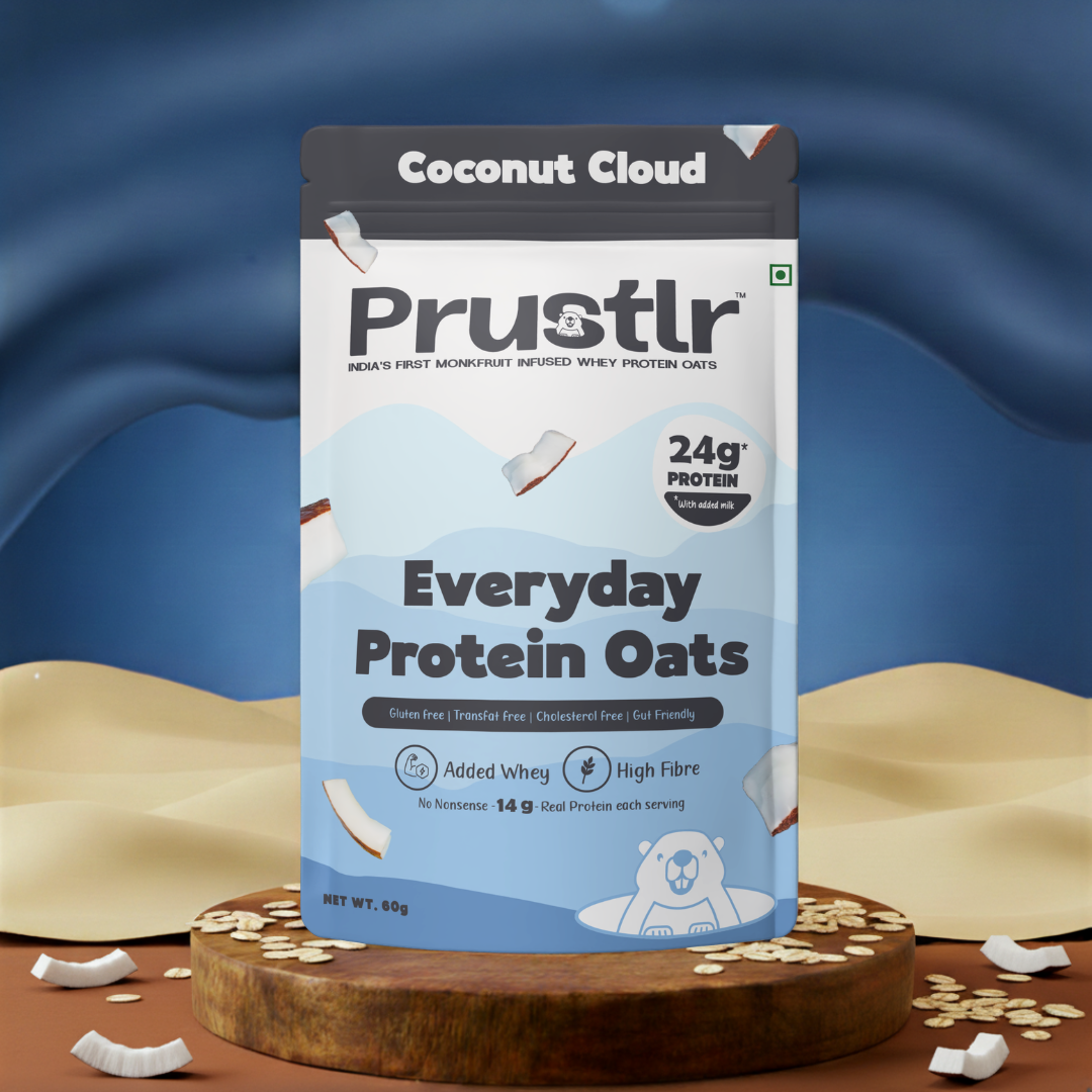 Prustlr Everyday Protein Oats with coconut