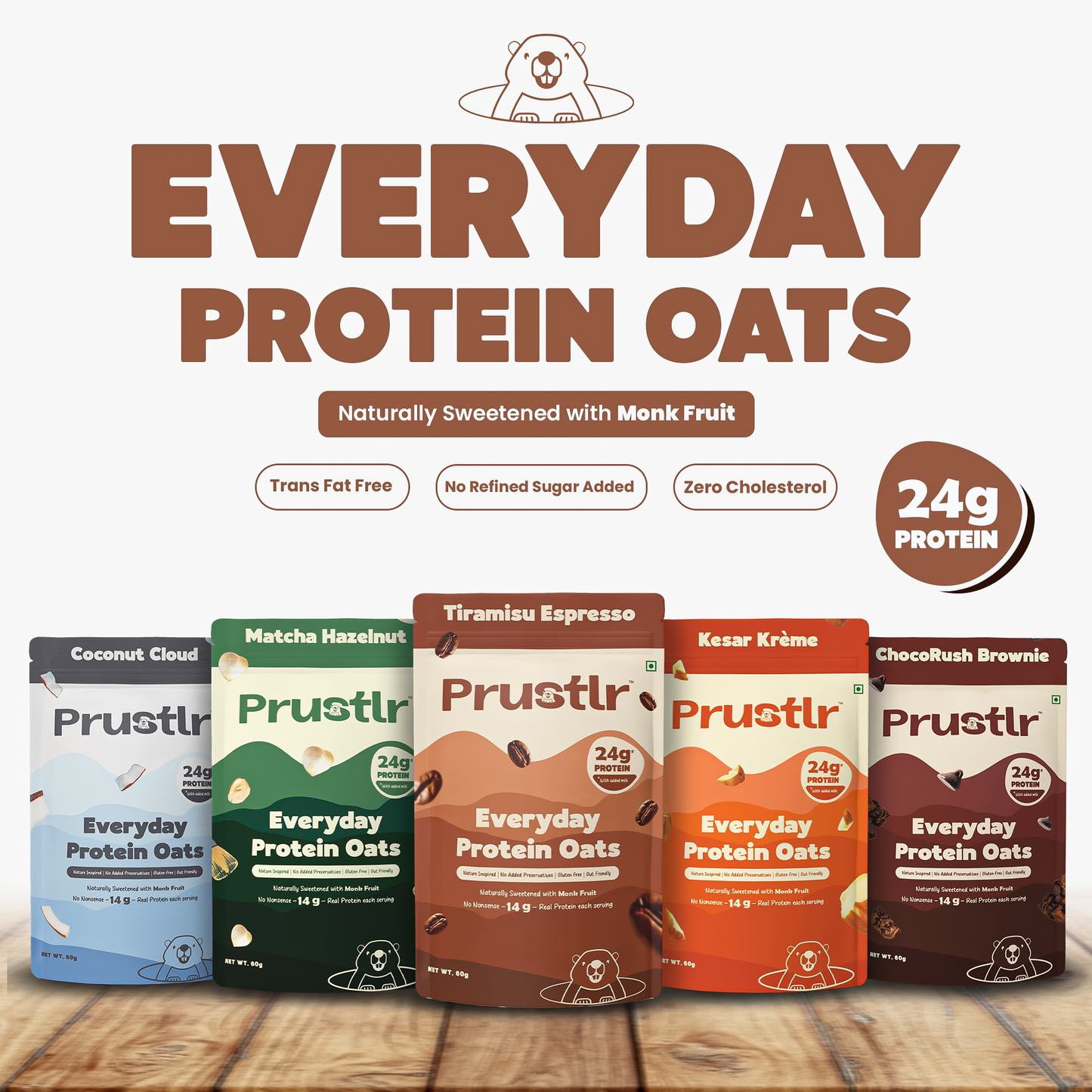 Assorted Bundle of 5 – Everyday Protein Oats
