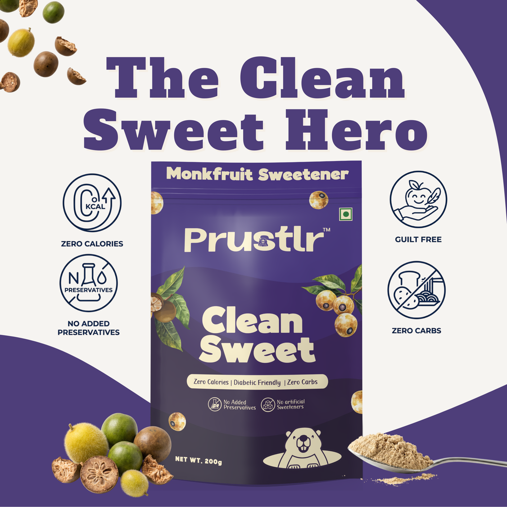 Prustlr Clean Sweet Monkfruit Sweetener-200g