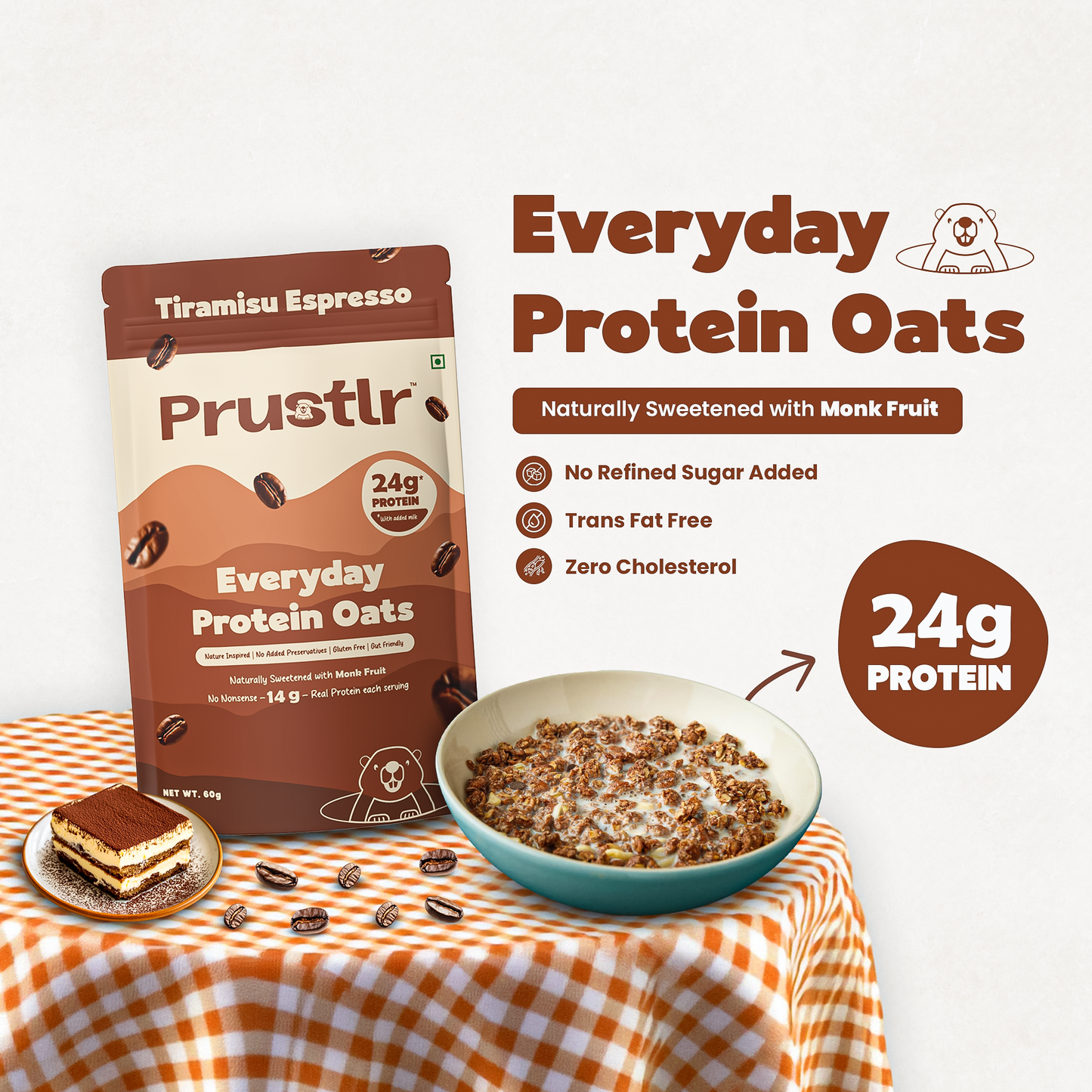 Tiramisu Espresso – Everyday Protein Oats